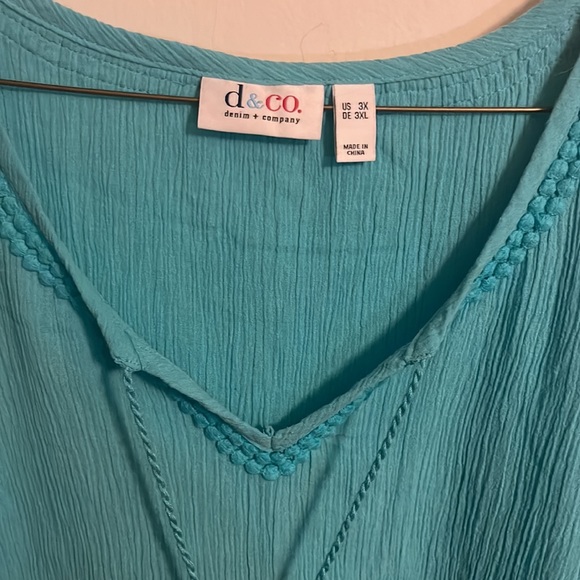 Denim&Co blouse - Picture 2 of 4